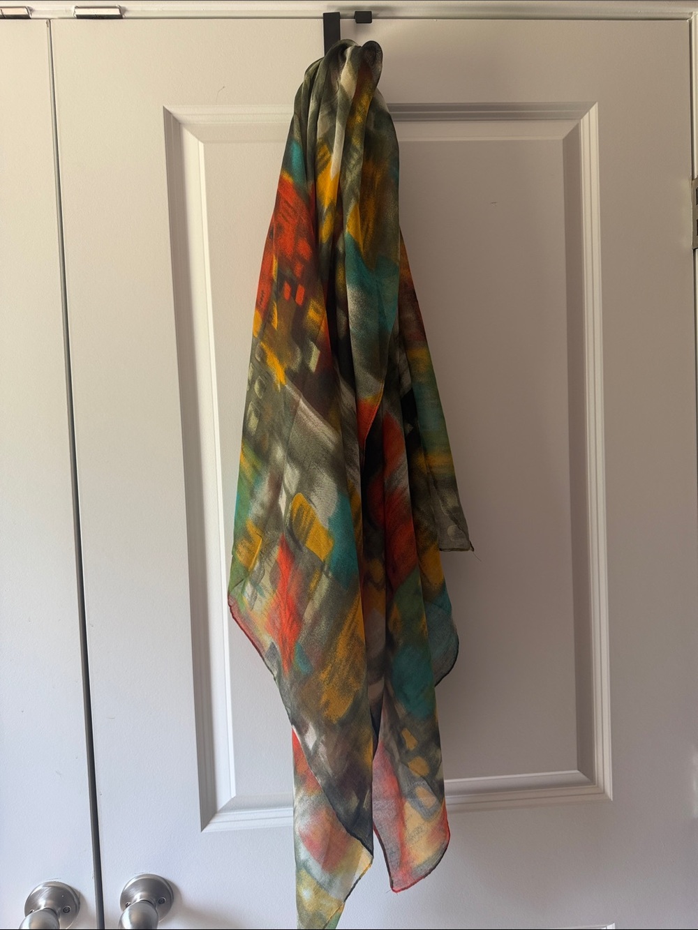 Colorful Multi-Pattern Lightweight Scarf - Picture 5 of 8